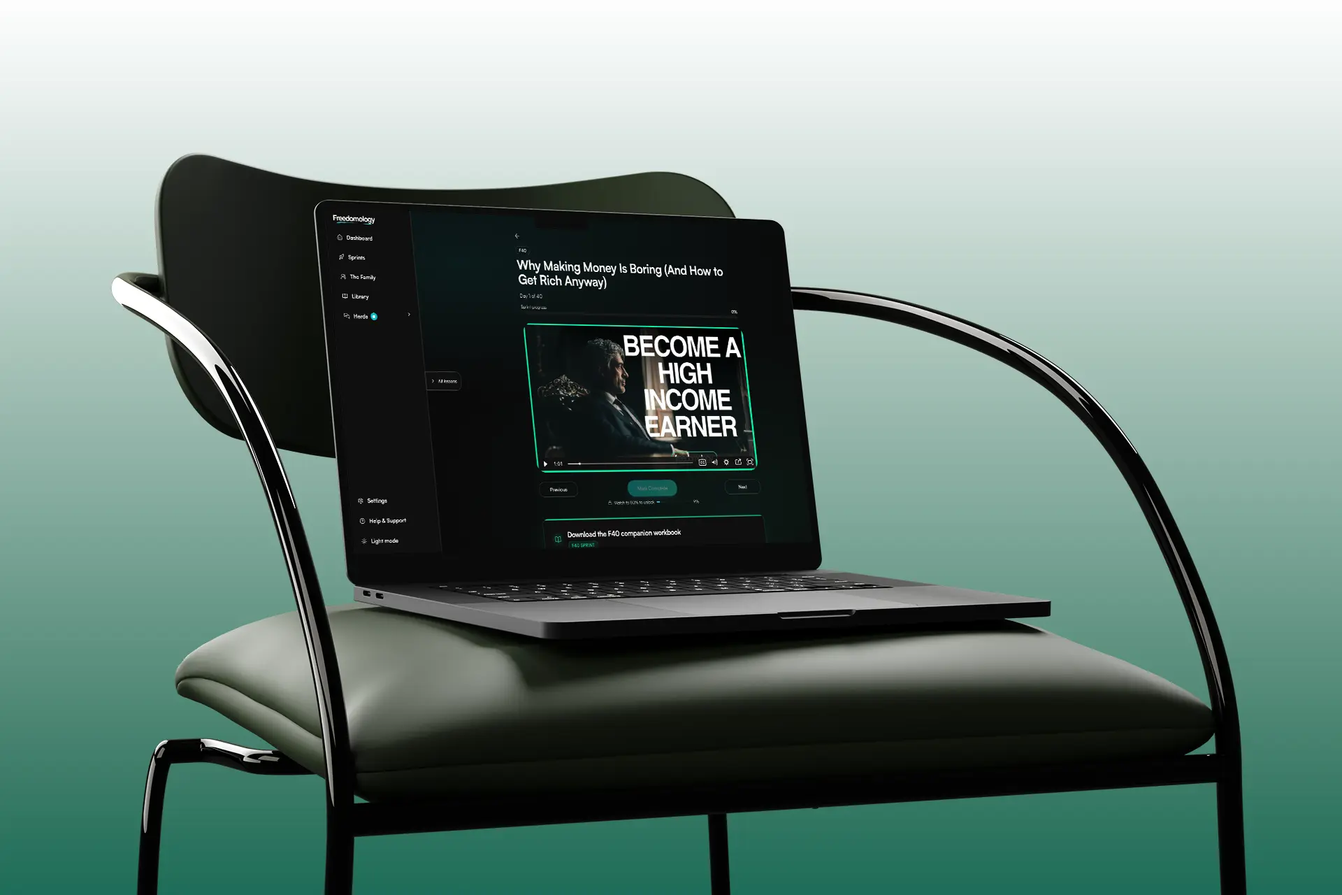 F40 Financial Sprint product